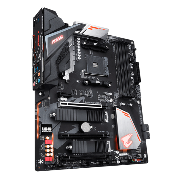 Материнская плата Gigabyte B450 AORUS PRO Игровая/ ATX/ AMD B450 photo 2