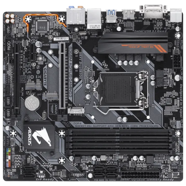 Placă de bază Gigabyte B360M AORUS GAMING 3 mATX/ Intel B360 photo 4