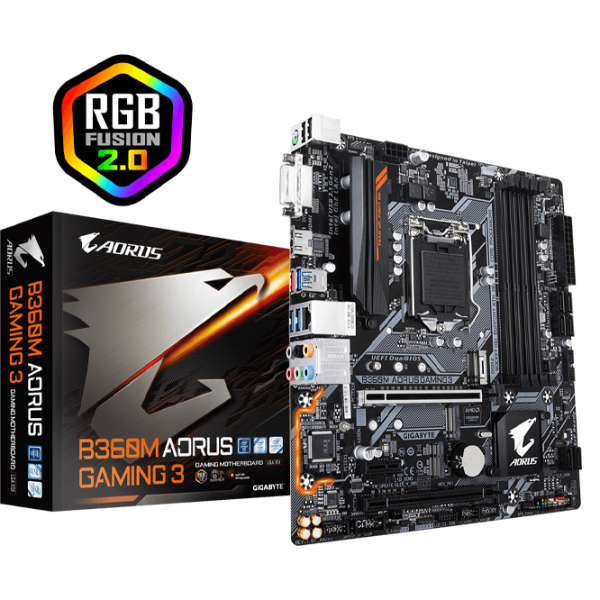 Placă de bază Gigabyte B360M AORUS GAMING 3 mATX/ Intel B360 photo 5