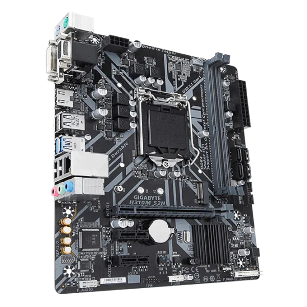 Материнская плата Gigabyte H310M S2H Игровая/ Micro-ATX/ Intel H310 photo 2
