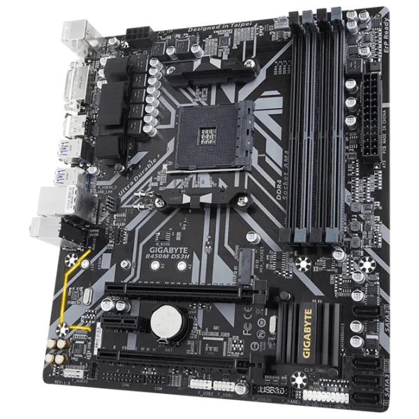 Материнская плата Gigabyte B450M DS3H 1.0 mATX/ AMD B450 photo 3