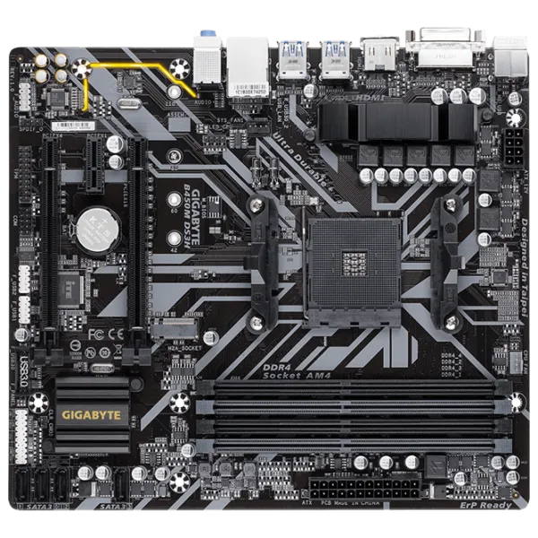 Материнская плата Gigabyte B450M DS3H 1.0 mATX/ AMD B450 photo 4