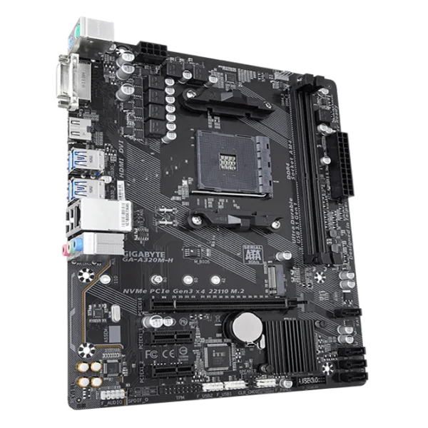 Материнская плата Gigabyte GA-A320M-H Игровая/ mATX/ AMD A320 photo 2