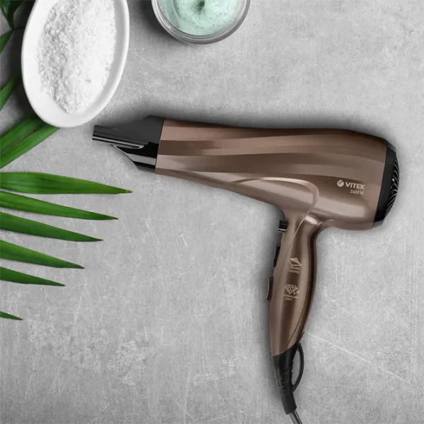 Uscător de păr Vitek VT-2298 2400 W / Brown photo 6