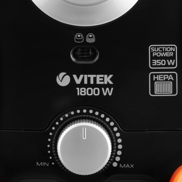 Пылесос Vitek VT-8112 1800 Вт/ Оранжевый Черный photo 2 Пылесос Vitek VT-8112 1800 Вт/ Оранжевый Черный photo 2