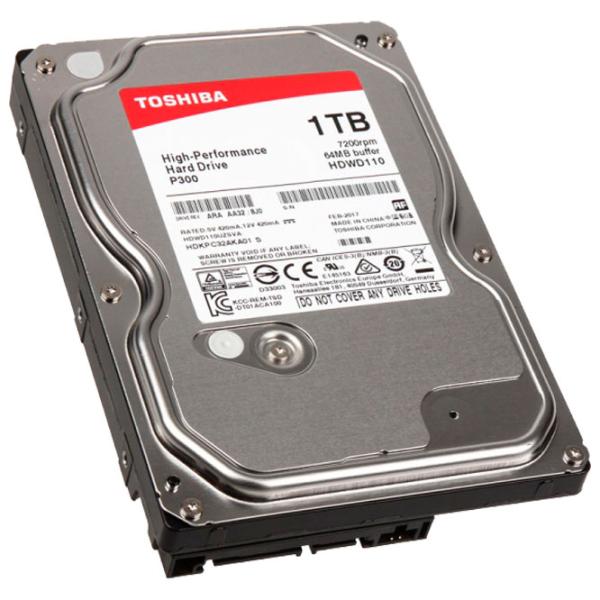 HDD Toshiba P300 1 TB HDWD110UZSVA/ Silver photo 3