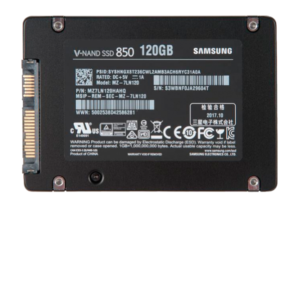 SSD Samsung  120 GB MZ-7LN120BW / Black photo 2