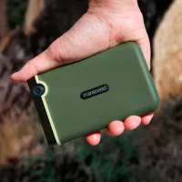 Unitate externă de stocare HDD Transcend StoreJet 25M3G 1 TB Green photo 3