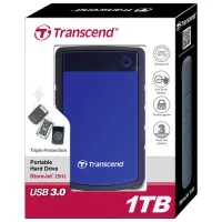 Unitate externă de stocare HDD Transcend 25H3B 1 TB TS1TSJ25H3B / Blue photo 6
