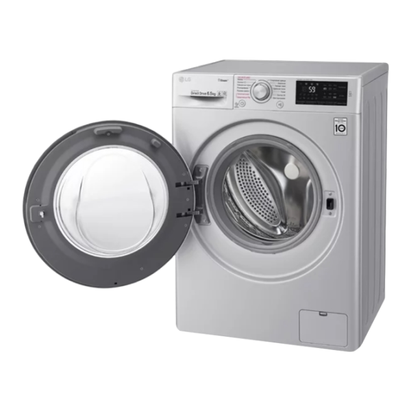 Стиральная машина LG F2J3WS5L Узкая/ 6.5 кг/ Серебристый photo 2