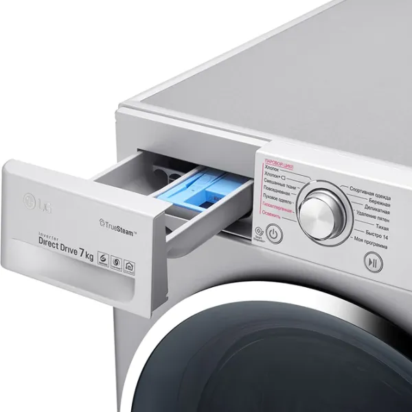 Mașină de spălat LG F2J7HS2L 7 kg / 1200 rpm / Silver photo 9 Mașină de spălat LG F2J7HS2L 7 kg / 1200 rpm / Silver photo 9