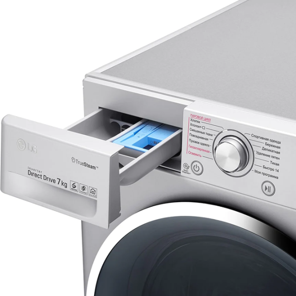 Mașină de spălat LG F2J7HS2L 7 kg / 1200 rpm / Silver photo 9 Mașină de spălat LG F2J7HS2L 7 kg / 1200 rpm / Silver photo 9