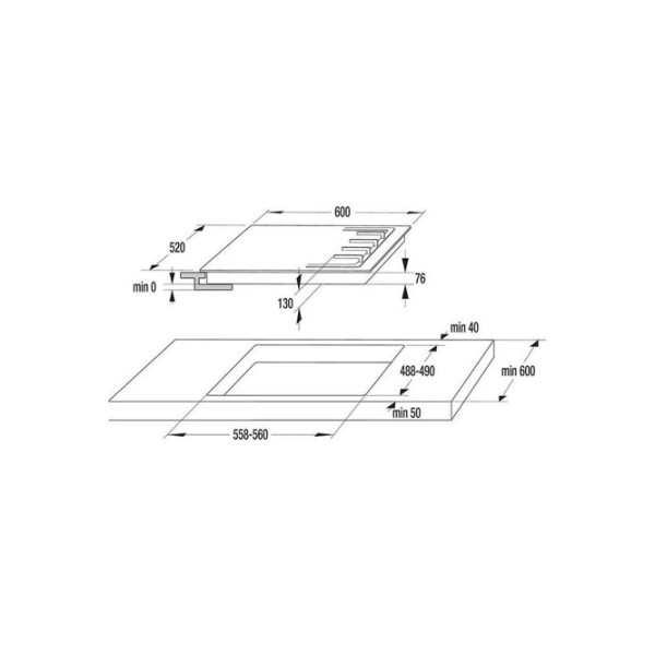Варочная панель Gorenje G 640 W (BG6CA-G0B) Газовая/ Белый photo 2