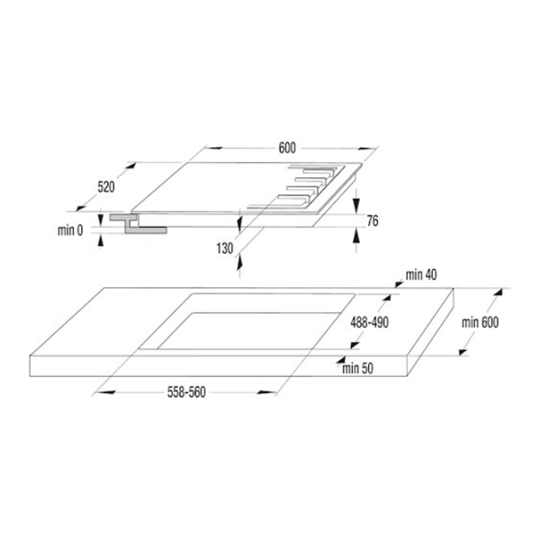 Варочная панель Gorenje GW 641 W (BG6AC-G0B) Газовая/ Белый photo 2