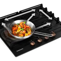 Plită încorporabilă pe gaz Samsung NA64H3000AK/ WT Black photo 4