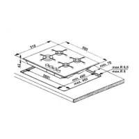 Plită Whirlpool GOS 6413/WH Gaz/ White photo 2