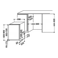 Mașină de spălat vase Hotpoint-Ariston HIO 3T132 W O Full size/ Gray photo 5