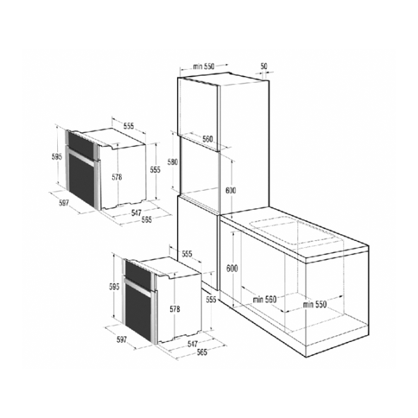 Cuptor încorporabil Gorenje BO 635 E11XK-2 2700 W/ Silver photo 3