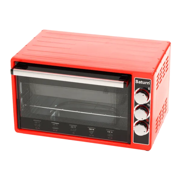 Cuptor electric Saturn ST-EC1073 1500 W/ 33 l/ Red photo 2