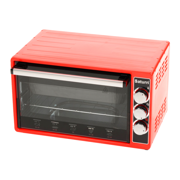 Cuptor electric Saturn ST-EC1073 1500 W/ 33 l/ Red photo 2