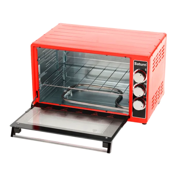 Cuptor electric Saturn ST-EC1073 1500 W/ 33 l/ Red photo 3
