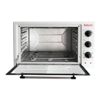 Электрическая печь Saturn ST-EC3802 1500 Вт/ 42 л/ Белый photo 2