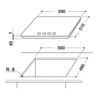Plită Whirlpool AKA 6422 IX Gaz/ Inox Silver photo 3