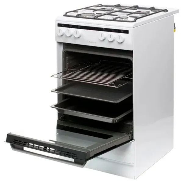 Aragaz Hansa FCMW58020 Pe gaz/ White/ Black photo 3