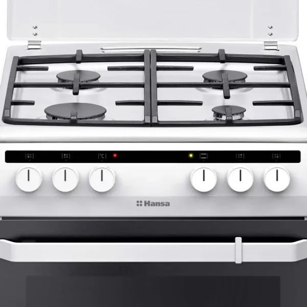 Aragaz Hansa FCMW58020 Pe gaz/ White/ Black photo 4