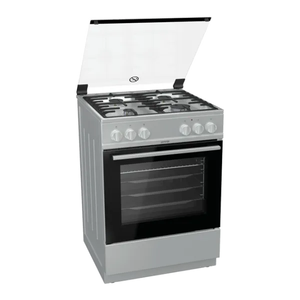 Aragaz Gorenje K 6121 XF (RM6A1A-GPG4B) Pe gaz/ Silver/ Inox photo 2