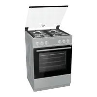 Плита Gorenje K 6121 XF (RM6A1A-GPG4B) Газовая/ Серебристый/ Нержавеющая сталь photo 2