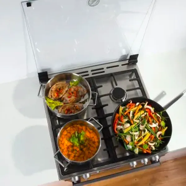 Aragaz Gorenje K 6121 XF (RM6A1A-GPG4B) Pe gaz/ Silver/ Inox photo 5