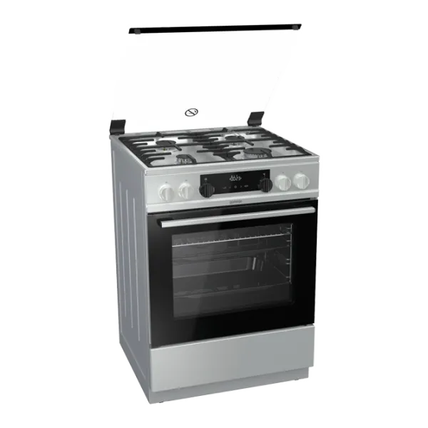 Aragaz Gorenje K 634 XF (RM6A3E-FPG4B) Combinată/ Inox Silver photo 2 Aragaz Gorenje K 634 XF (RM6A3E-FPG4B) Combinată/ Inox Silver photo 2