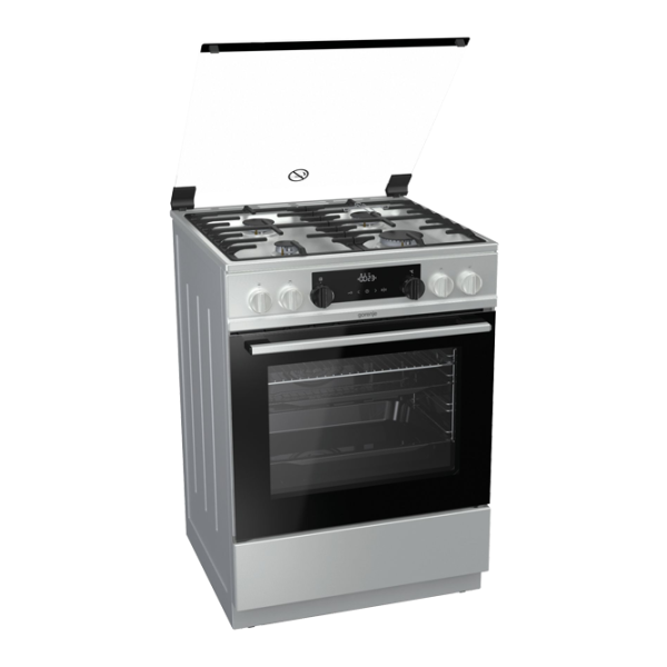 Aragaz Gorenje K 634 XF (RM6A3E-FPG4B) Combinată/ Inox Silver photo 2 Aragaz Gorenje K 634 XF (RM6A3E-FPG4B) Combinată/ Inox Silver photo 2