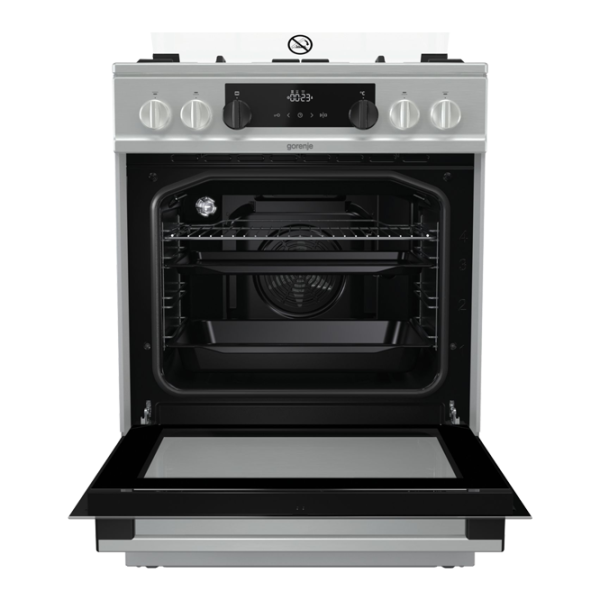 Aragaz Gorenje K 634 XF (RM6A3E-FPG4B) Combinată/ Inox Silver photo 4 Aragaz Gorenje K 634 XF (RM6A3E-FPG4B) Combinată/ Inox Silver photo 4