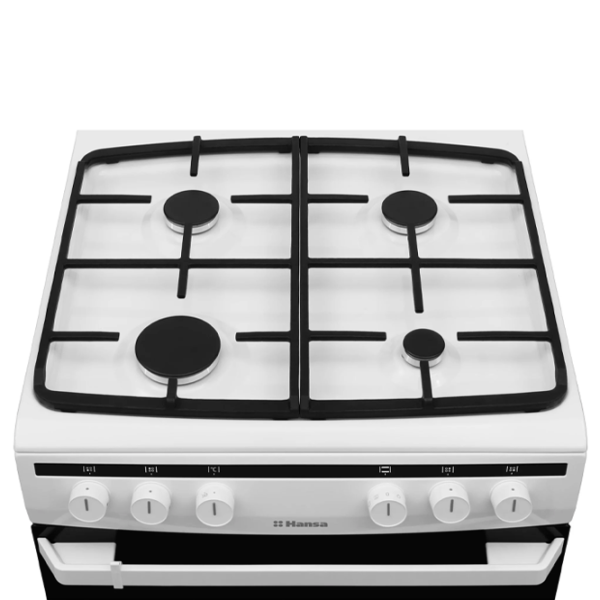 Плита Hansa FCMW68020 Газовая/ Белый/ Черный photo 2
