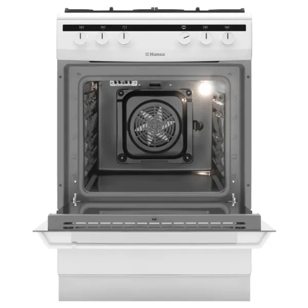 Плита Hansa FCMW68020 Газовая/ Белый/ Черный photo 5