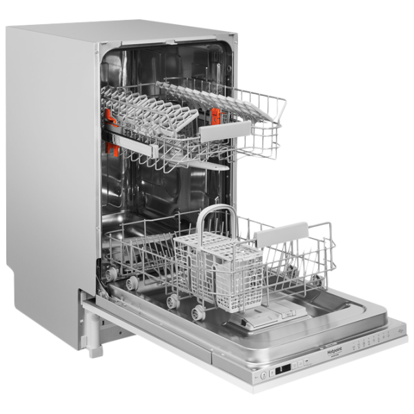 Посудомоечная машина Hotpoint-Ariston HSIC 3T127 C Узкая / Серый photo 3