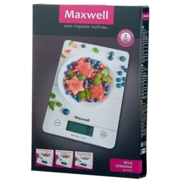 Кухонные весы Maxwell MW-1478 Разноцветный photo 4