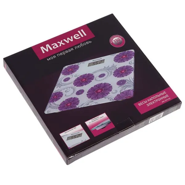 Cântar de podea Maxwell MW-2674 150 kg / White photo 5