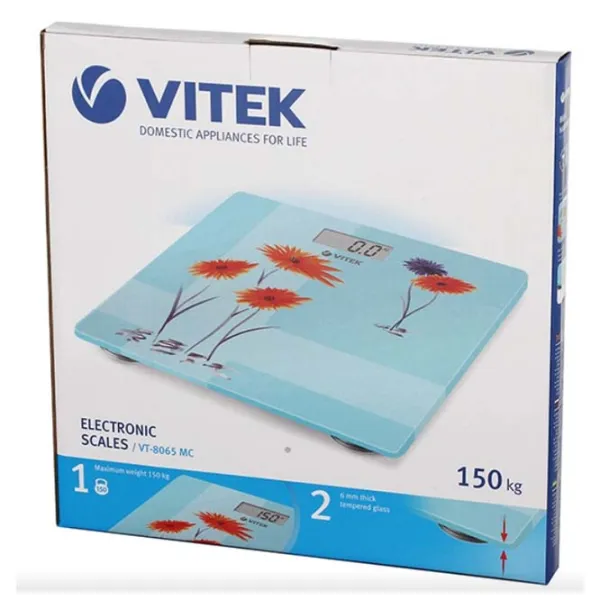 Напольные весы Vitek VT-8065 150 кг/ Синий photo 3