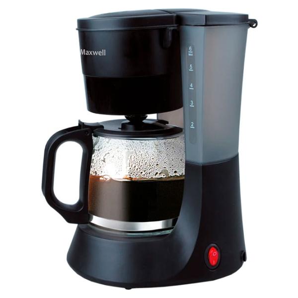 Кофеварка Maxwell MW-1650 Капельная/ 0.6 л/ Черный photo 4