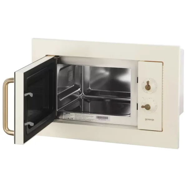 Микроволновая печь Gorenje BM 235 CLI Встраиваемый/ 800 Вт/ Слоновая кость photo 2