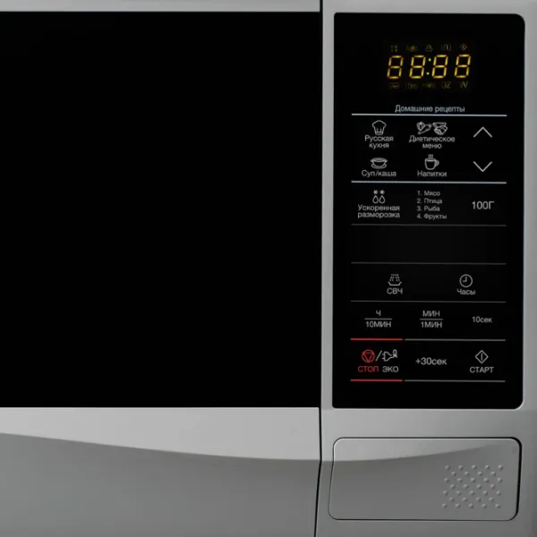 Микроволновая печь Samsung ME83KRS-2/ BW Отдельно стоящий/ 800 Вт/ Серебристый photo 5