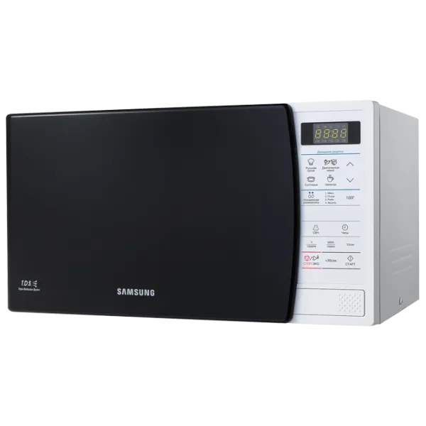 Микроволновая печь Samsung ME83KRW-1/ BW Отдельно стоящий/ 800 Вт/ Белый photo 2