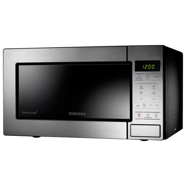 Микроволновая печь Samsung ME83MR/ BWT Отдельно стоящий/ 800 Вт/ Нержавеющая сталь photo 2