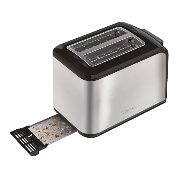 Тостер Tefal TT410D38 Механико-электронный/ 850 Вт/ Inox Черный photo 5