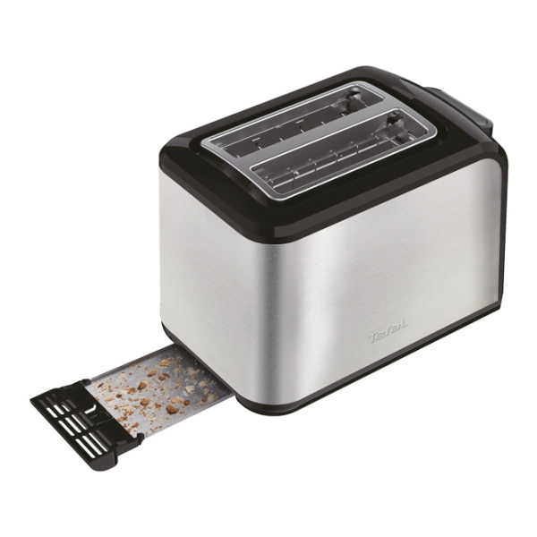 Тостер Tefal TT410D38 Механико-электронный/ 850 Вт/ Inox Черный photo 5