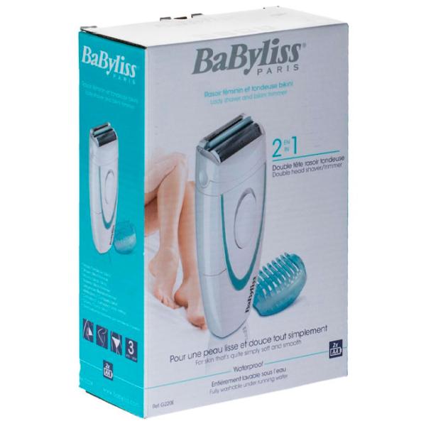 Epilator Babyliss G220E Uscată/ Umedă/ Blue White photo 5