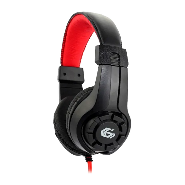 Наушники Gembird Gaming GHS-01 Красный Черный Проводная/ Игровой photo 3 Наушники Gembird Gaming GHS-01 Красный Черный Проводная/ Игровой photo 3